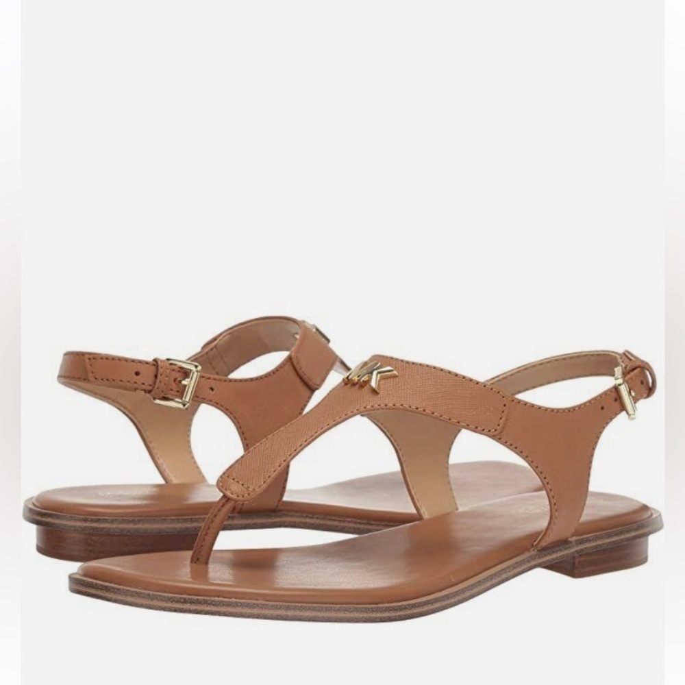 MICHAEL Michael Kors Tan Leather Sandals